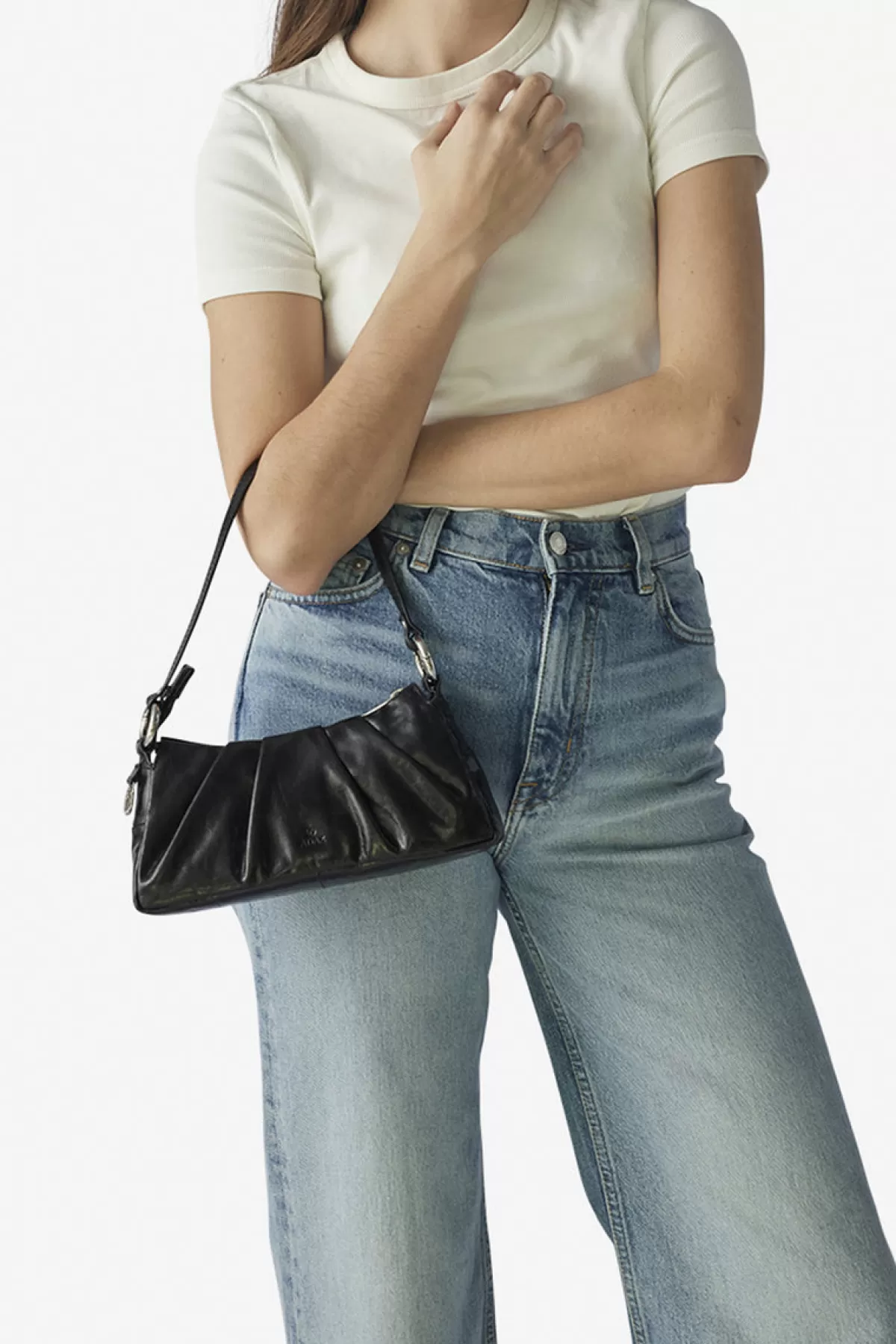 Dame Adax Skuldertasker | Alle tasker-Salerno Shoulder Bag Mereta Black